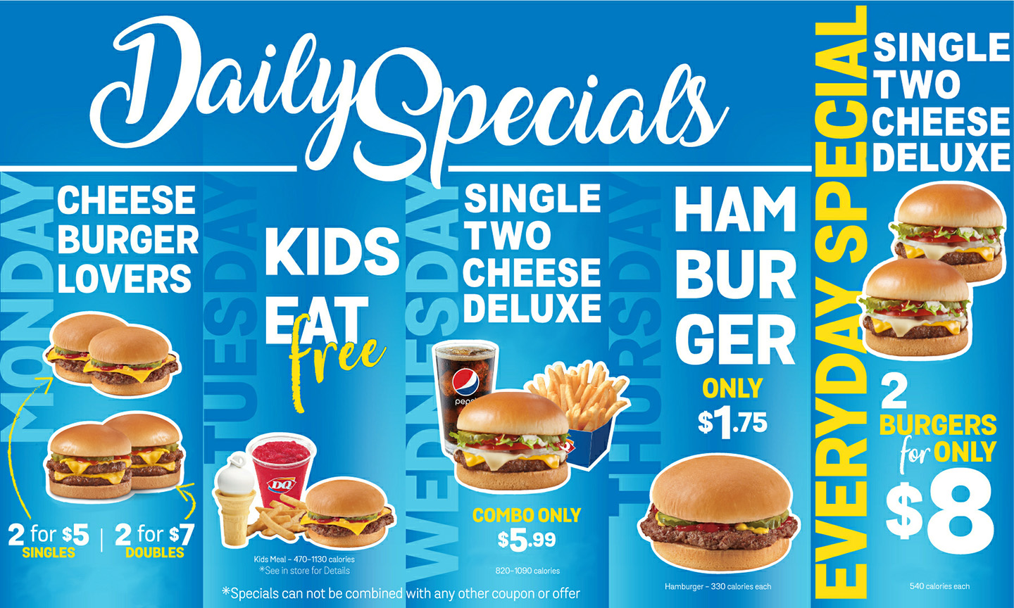 Daily Specials DQ King North, Waterloo